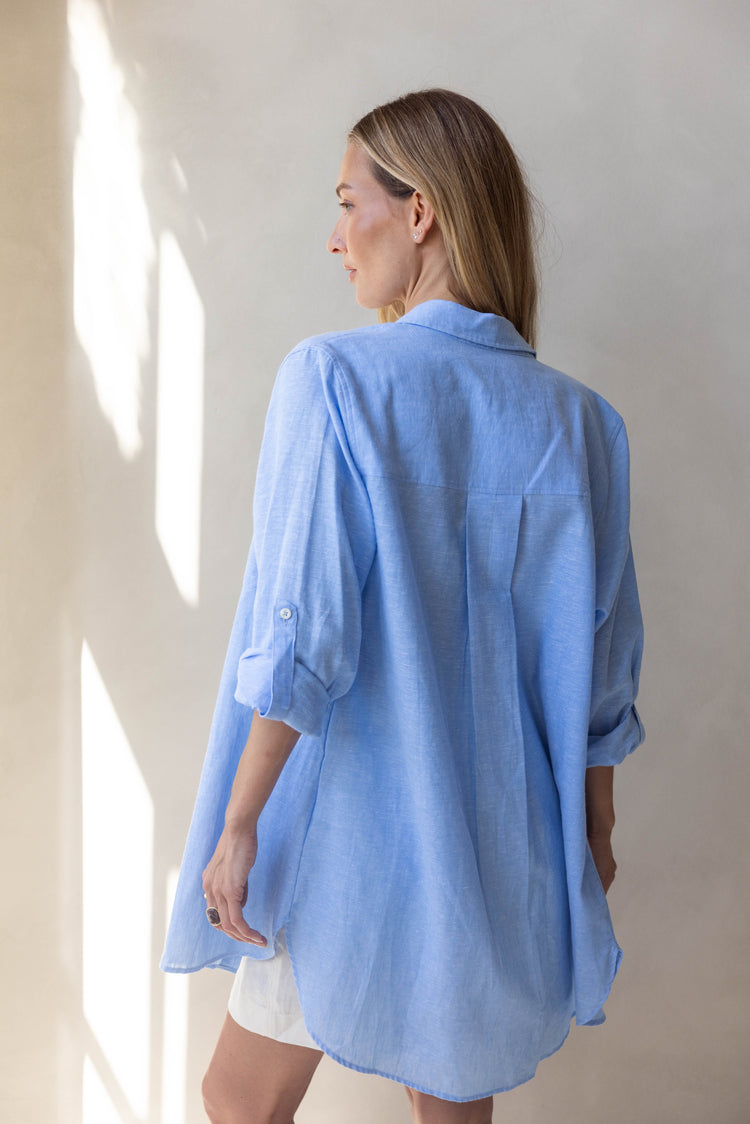 The Jasmine blouse – Light blue - L50