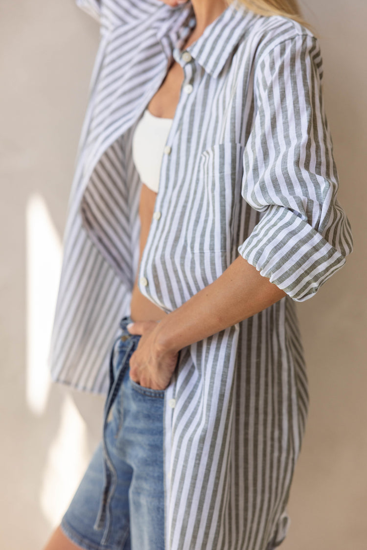The Jasmine blouse – Light blue - L50