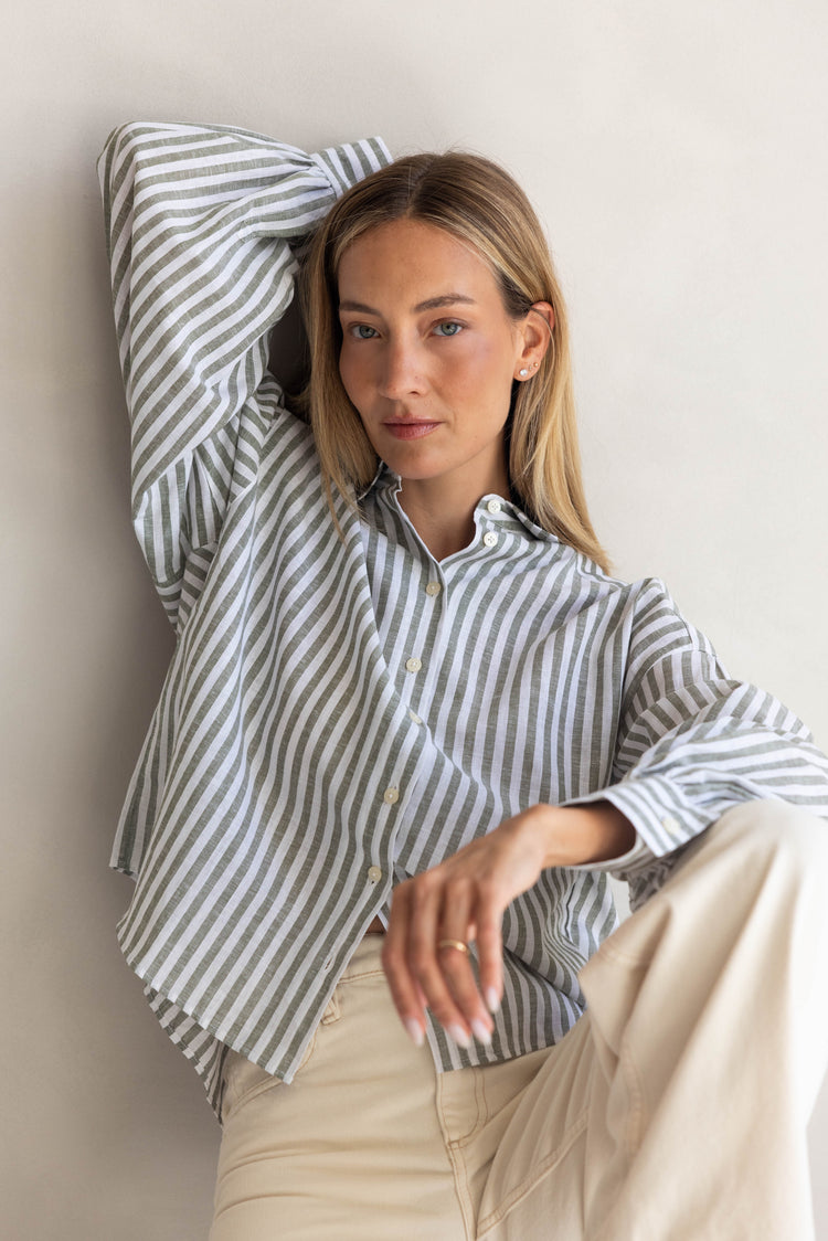 The Laurel blouse – Light blue - WB2