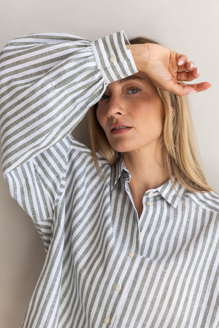 The Laurel blouse – Light blue - WB2