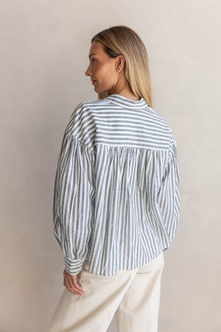 The Laurel blouse – Light blue - WB2