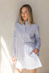Brown / white stripe - L84