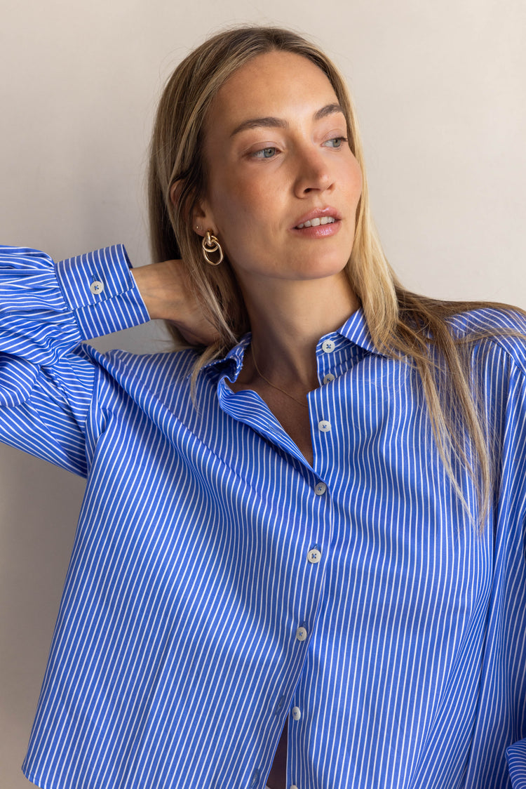 The Laurel blouse – Light blue - WB2